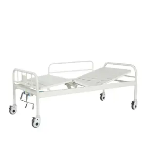 Hot sale ABS head board manual two crank hospital bed for clinic and hospital