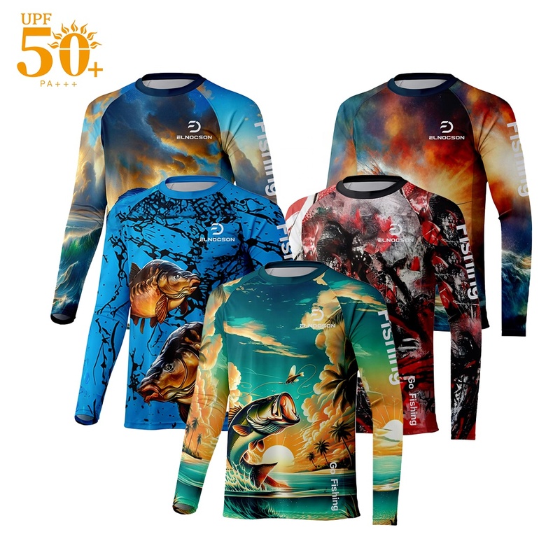 Lightweight Breathable Long Sleeve Fishing Hoodies