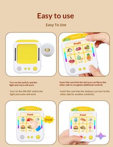 การ์ดพูดได้สำหรับเด็ก พิมพ์ลายตามสั่ง ปี 2026 ของเล่นเสริมพัฒนาการเรียนรู้คำศัพท์ การ์ดแฟลชพูดได้เพื่อการศึกษาภาษาในวัยเริ่มต้น ภาษาอังกฤษ ตัวอักษร - Product Image 4