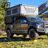 Auvent de camping pliable à dépliage rapide Huntoo pour pick-up, compatible avec la plupart des bacs de camion (Hilux, Ranger, Tacoma, F150), idéal pour la randonnée