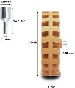 Mmx20 Radiergummi Rad Aufkleber Entferner-Aufkleber und Kleber entfernung Gummis cheibe mit Bohrer aufsatz - Product Image 2