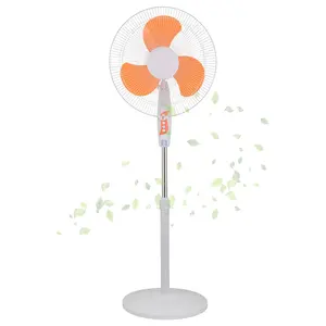 Wholesale Orange Low Price 16 Inch Simple Stand Floor Electric Cooling Portable Control Fan