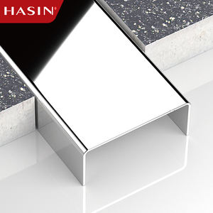 Nouveau produit 10mm en acier inoxydable rainure en U coin bande décorative or Rose <span class=keywords><strong>brillant</strong></span> garniture de carreaux de métal pour la décoration - Product Image 5