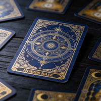 Jeu de cartes de tarot familial amusant de divination, fabrication OEM ODM