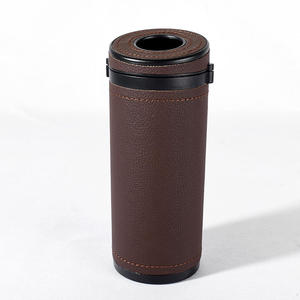 Accessoires intérieurs de voiture de luxe universels 2023, boîte à mouchoirs ronde pour voiture, organiseurs et supports portables, style populaire - Product Image 3