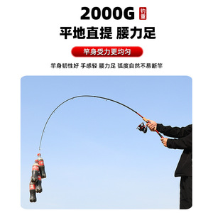 Lure Rod Carbon Fiber Spinning Rod Medium Action Saltwater Fishing Rod Sea Fishing Rod Long Casting Rod - Product Image 3