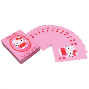 Custom druck personalisierte gedruckt packs set jumbo planung werbung poker spielkarten