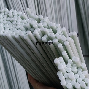 Pultrusion Fiberglass Reinforced <b>Plastic</b> FRP Flexible <b>Rod</b> for Agricultural Arch Shed - Product Image 3