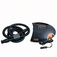 Pompe à air multifonctionnelle efficace 20 PSI avec affichage numérique LED, idéale pour le nettoyage intérieur de voiture et le gonflage/dégonflage de SUP pour l'extérieur