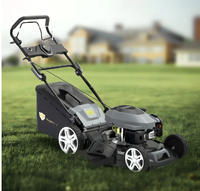 Tondeuse à gazon manuelle 180cc 3600W à essence 4 temps, largeur de coupe 25-75mm, pour usage domestique et professionnel, vente mondiale