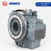 Boîte de vitesses marine robuste HC600A certifiée CCS, transmission compatible avec les moteurs marins Caterpillar Weichai