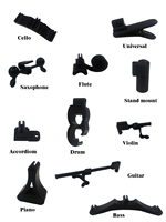 Clip professionnel pour violon, pince pour microphone à condensateur, support de micro pour instrument, DPA 4099
