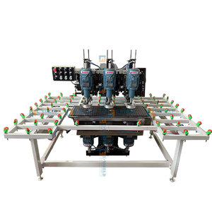3 Head Two Sided Horizontal <strong>Glass</strong> <strong>Drilling</strong> <strong>Machine</strong> Manual Automatic Switching Punching <strong>Glass</strong> <strong>Drilling</strong> <strong>Machine</strong> - Product Image 2