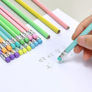 ดินสอไม้สามเหลี่ยมสีมาการอง นานมู เอชบี พร้อมยางลบ สำหรับร่างภาพและวาดภาพ - Product Image 4