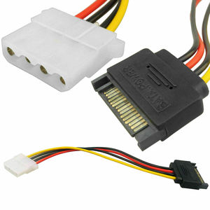 <span class=keywords><strong>Adaptateur</strong></span> d'<span class=keywords><strong>alimentation</strong></span> <span class=keywords><strong>Sata</strong></span>, mm, 15CM, 4 broches, <span class=keywords><strong>Molex</strong></span> <span class=keywords><strong>femelle</strong></span>, câble connecteur mâle, pour disque dur - Product Image 5