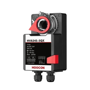 HVAC 시스템 5NM 모듈러 제어 AC/DC24V CE 인증 2년 보증 보조 스위치 2개 세트 전기 안전 댐퍼 - Product Image 2