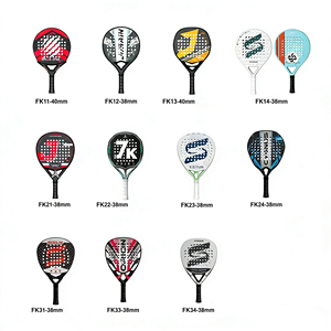 Raqueta de Pádel FUKE con Logotipo Personalizado, Impresión por Transferencia de Agua, Diamante, Fibra de Carbono 3K 12K 18K, Núcleo de Espuma EVA, Alta Calidad - Product Image 1
