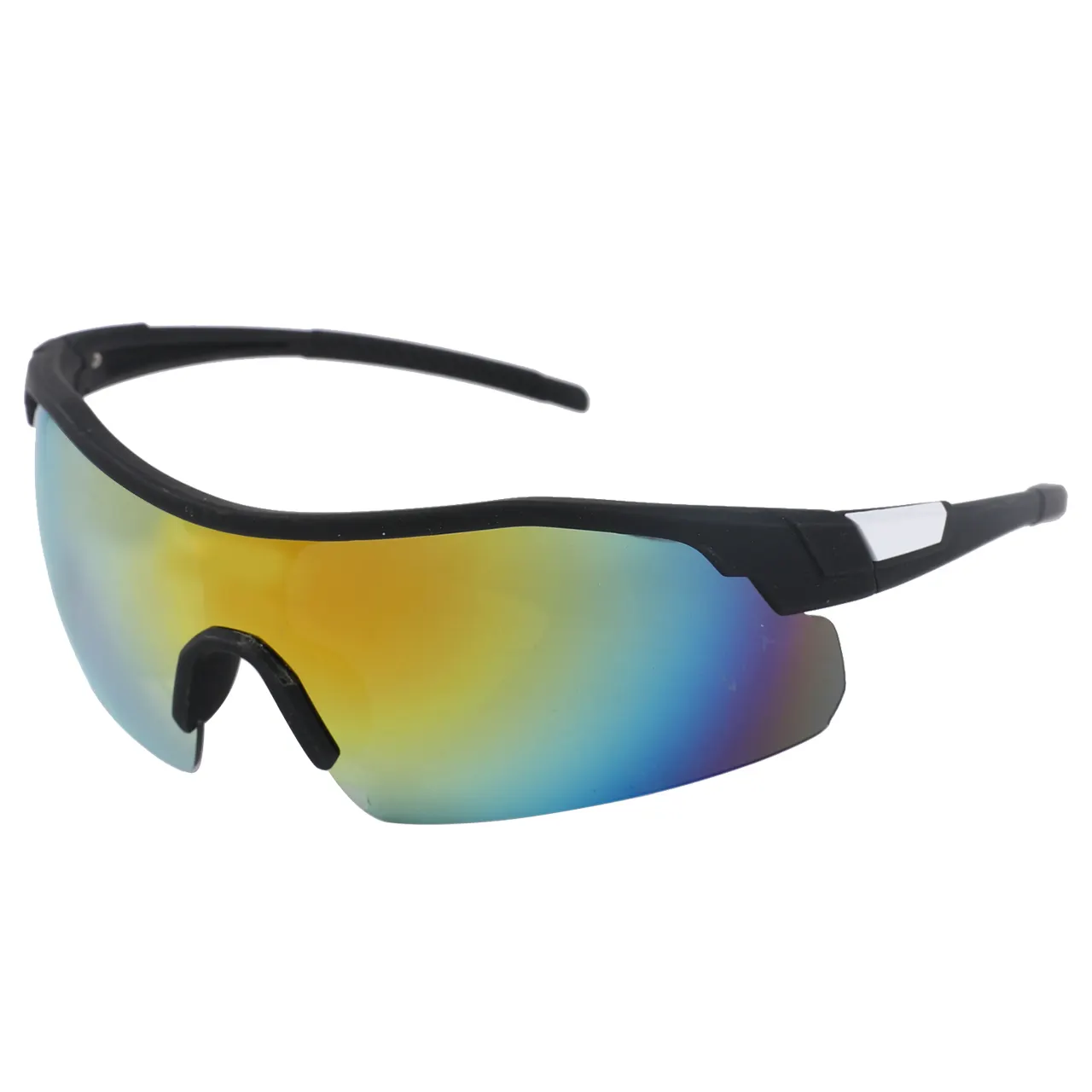 Óculos de sol quadrados para ciclismo, óculos de sol esqui e montanhismo, espelhado e polarizado, grande dimensão, lente anti reflexo, 100% uv pro