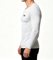 Pull décontracté à col rond et manches longues pour homme, coupe ajustée, motif écossais, design OEM, en polyester et coton teint en fil de 240 grammes