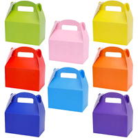 Boîtes pliables pour cadeaux de fête, décorations de Noël, gâteaux, bonbons, friandises, boîte-cadeau en papier avec poignée