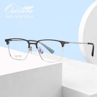 Montures de lunettes optiques en titane pur IP de haute qualité, tendance, personnalisées, pour hommes