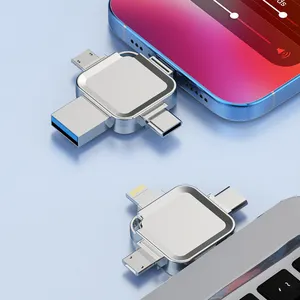 jaster 4 in 1 Type-C otg usb flash drive 16GB 32GB 64GB pendrive 128GB 256GB usb memory stick for Ipod for Android