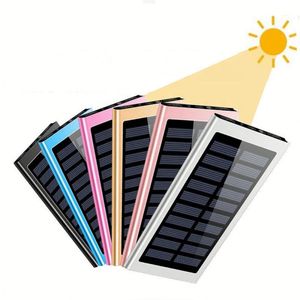 Ultra Thin Solar Power Bank 20000mah 10000mah USB Solar Panel for Phones USB Portable Charger - Product Image 1