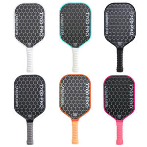 Raqueta <span class=keywords><strong>de</strong></span> <span class=keywords><strong>Pickleball</strong></span> <span class=keywords><strong>de</strong></span> Fibra <span class=keywords><strong>de</strong></span> Carbono T700 40cm 240g, Textura <span class=keywords><strong>de</strong></span> Tela Popular con Patrón Hueco Mate, Deportes al Aire Libre, Directo <span class=keywords><strong>de</strong></span> Fábrica - Product Image 5