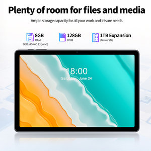 Tablette Android 11 pouces, 4 Go + 12 Go de ROM extensible, 128 Go, avec clavier sans fil et stylet tactile - Product Image 3