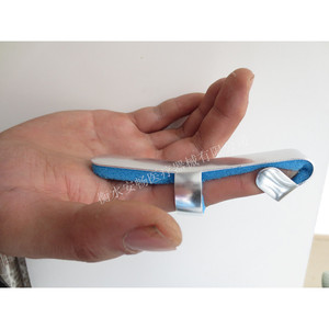 Attelle de doigt Anchang F-Type SML en aluminium et éponge, support orthopédique de fixation pour la main - Product Image 2