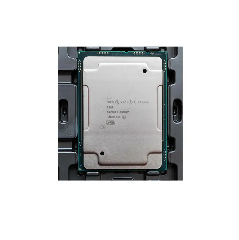 Resmi Cs sürümü Intel Xeon platin 8260 SRF9H 2.40GHz 24 çekirdekli LGA3647 CPU işlemci