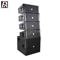 Enceinte Line Array passive V8 double 10 pouces, 1000W, sur pied pour festivals de musique, concerts et grands théâtres