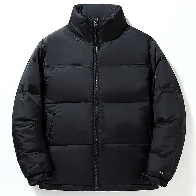 卸売カスタム男性スタンドカラー冬ブランクダウンジャケット高品質ファッションスタイル男性用フグジャケット