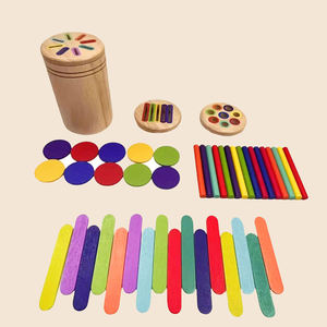 Juguetes Montessori para Bebé 3 en 1, <span class=keywords><strong>Actividades</strong></span> con Vasos de Clasificación por Color, Habilidades Motrices Finas, Juguetes Sensoriales para Niños Pequeños, Juguete de <span class=keywords><strong>Madera</strong></span> INNOTOP para Edades 3-7 - Product Image 2