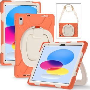 ทนทานหนักซิลิโคนกันกระแทกกรณีแท็บเล็ตสำหรับ <span class=keywords><strong>Apple</strong></span> <span class=keywords><strong>iPad</strong></span> <span class=keywords><strong>10</strong></span>รุ่น2022 10th <span class=keywords><strong>Gen</strong></span> <span class=keywords><strong>10</strong></span>.9นิ้วปกหลังกรณี - Product Image 4