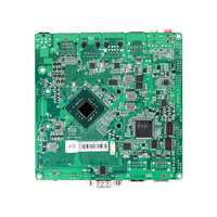 Qotom J4105 J4125 X86 Mini PC ITX Motherboard Industri Dengan 4 RS232 COM 2 LAN 6 USB 3 Port Layar
