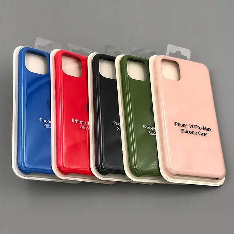 High Quality Soft Liquid Silicone Rubber Phone Case For Iphone 13 Pro Max With Original Logo TPU Mobile Phone Cover Cases