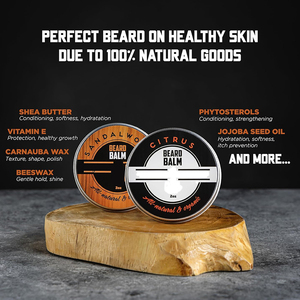 Baume à barbe hydratant et apaisant pour hommes Han Linger Private Label, pour une peau douce et une prévention des démangeaisons - Product Image 2