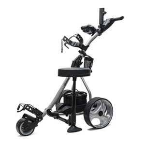 รถเข็นกอล์ฟไฟฟ้า Bf Golf X10 สีดำเมทัลลิก รับน้ำหนักได้ 20 กก. อุปกรณ์ช่วยประหยัดแรงงาน ความเร็ว 24 กม./ชม. ผลิตในจีน - Product Image 5