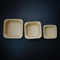 Boîtes à lunch jetables écologiques oblongues rigides avec doublure en carton ondulé Kraft, marque Nature, pour la restauration rapide, les plats à emporter et les coupes de fruits