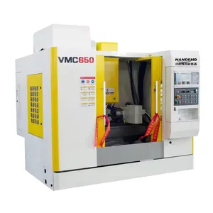 Petit centre d'usinage CNC à grande vitesse VMC650 3 axes 4 axes 5 axes Siemens HNC GSK FANU système CNC