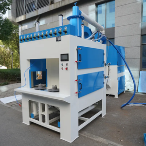 Indexing Rotating Turntable Automated Sand Blasting Cabinet, Automatic Batch Sandblasting Machine - Product Image 2