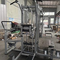 Machine de musculation commerciale multifonction 8 stations 12 fonctions avec système de croisement de câbles tout-en-un et pile de poids sélectionnable