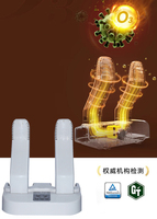 WINBANG WB-ESD19-001 Déshumidificateur et Stérilisateur de Chaussures Électrique Portable à Ozone avec Minuteur 40-45°C 110V-240V Multifonctionnel