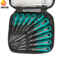 Kit de tournevis Torx isolés de qualité industrielle en acier CR-V avec poignée antidérapante et résistante à la transpiration, sac à outils Oxford, pour électricien et armoire de rangement