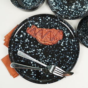 Bắc Âu Đồ đá đặt bữa ăn tối phản ứng MEN 20PCS Bộ đồ ăn đặt tấm gốm và bát đặt cốc cà phê với chiếc đĩa - Product Image 3