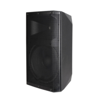 RQSONIC CAC15D3 Enceinte active professionnelle de 15 pouces en plastique pour DJ, équipement de scène à domicile, moniteur audio