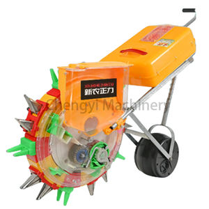 Легкая алюминиевая сеялка с ручным нажатием для универсального и быстрого выращивания участка. - Product Image 2