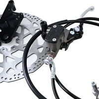 Surron LBX/Light-Bee X/Ultra-Bee/Talaria MX4/MX3 Hinterrad-Bremssystem-Halterung Hochleistungs-E-Bike-Modifikation