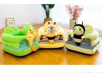 Chaise bébé en forme d'animal en peluche douce pour apprendre à s'asseoir, support d'assise pour bébé